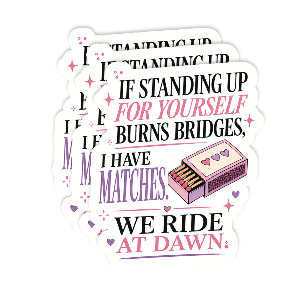 3pcs Funny Stickers for Adults, Funny Mental Health Stickers