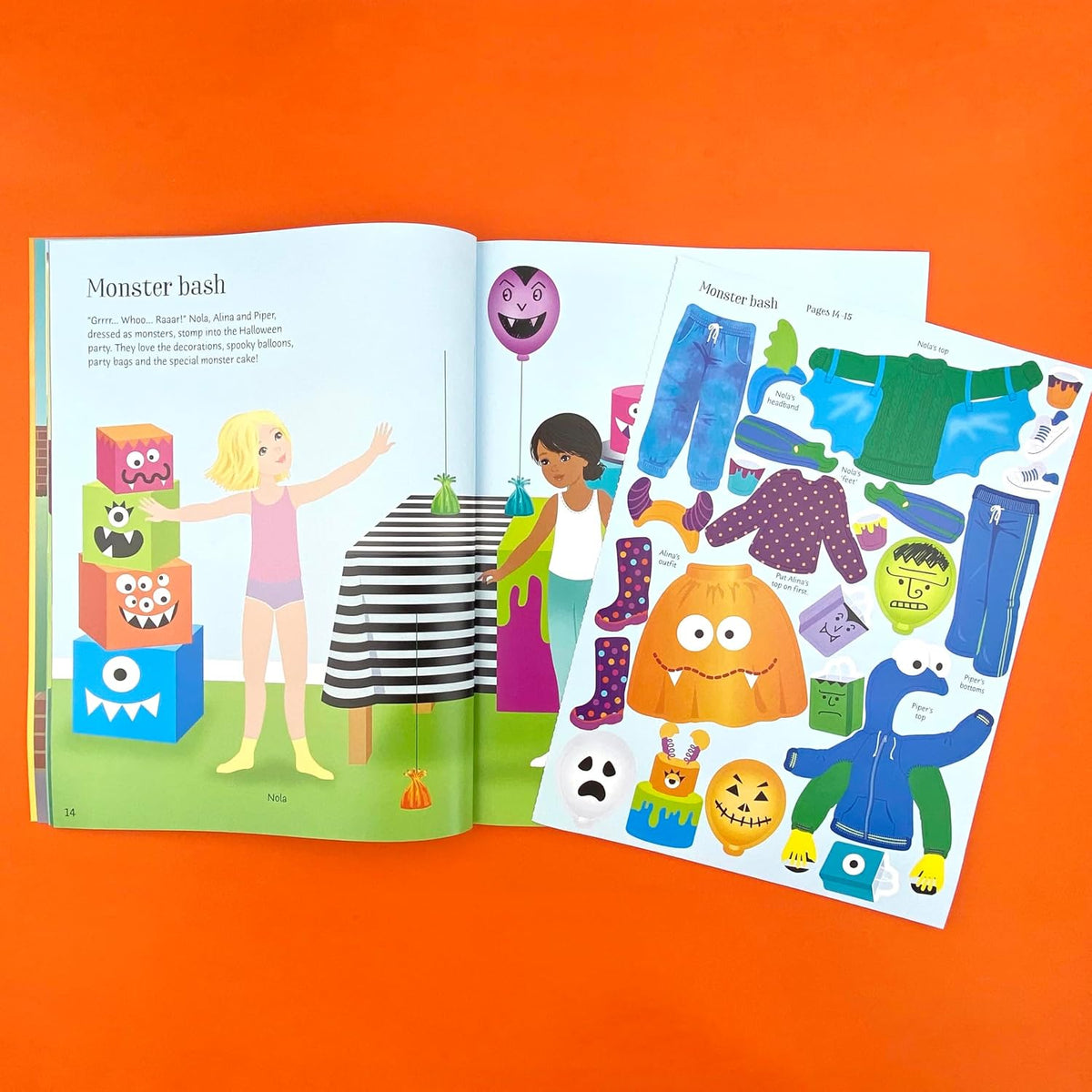 Sticker Dolly Dressing Halloween Party: An Interactive Book About Spooky Dress-Up and Creative Play for Kids (Ages 5-8)