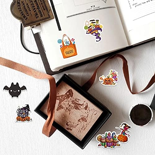 100PCS Non-Repeating Halloween Stickers, Vinyl Waterproof Holiday Stickers