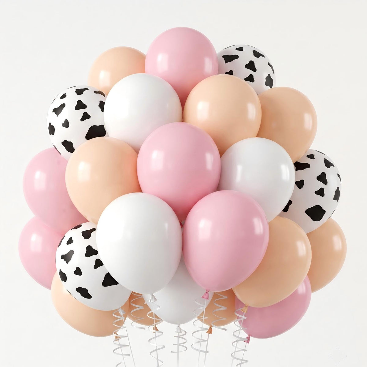 Halloween Balloons Pink Orange Black Ghost 3D Bat Stickers Boo Party Decor