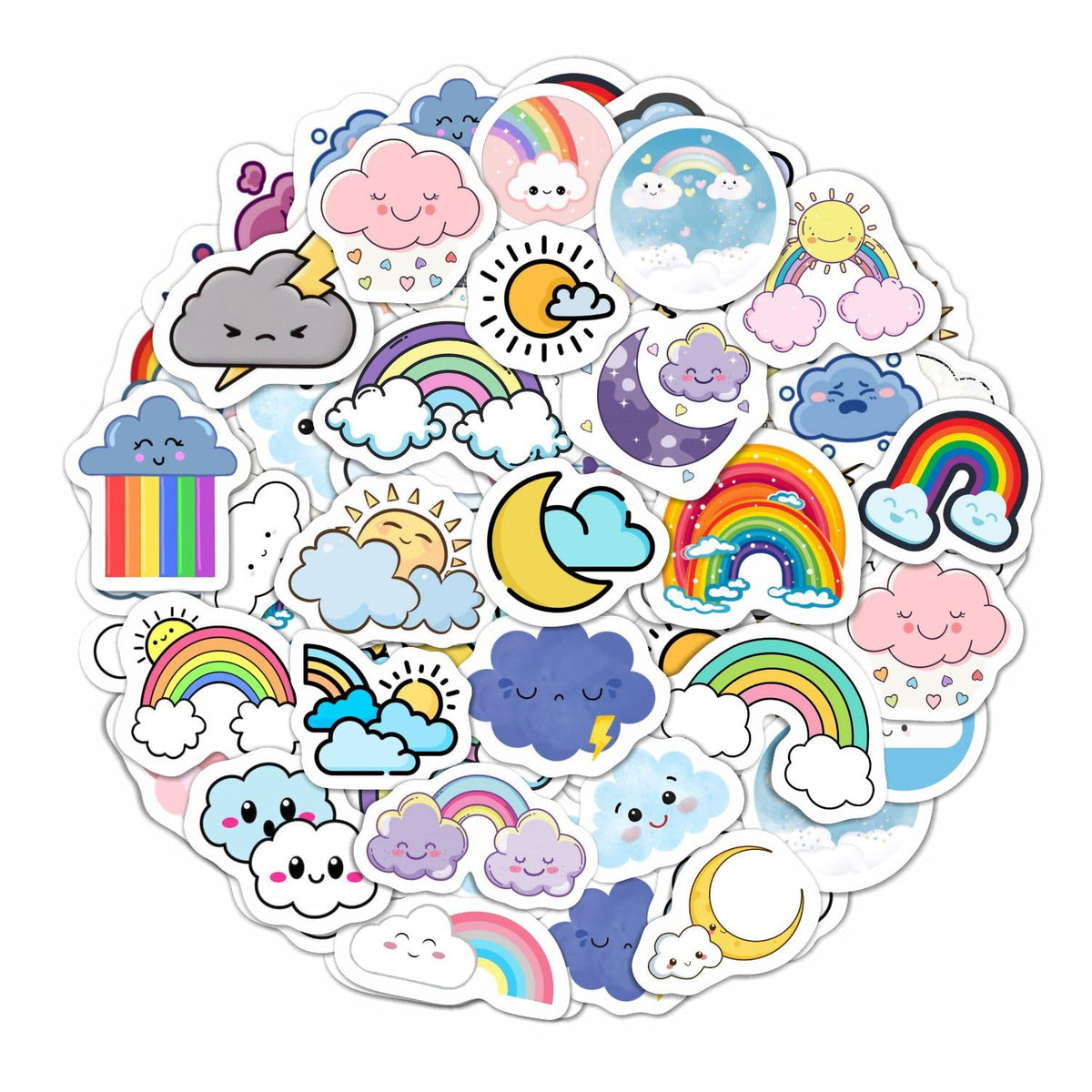 Nature Stickers - Flowers, Mushrooms, Leaves, Plants, Insects & Bugs Stickers, Nature Party Decoration & Favors, Gifts for Women & Men