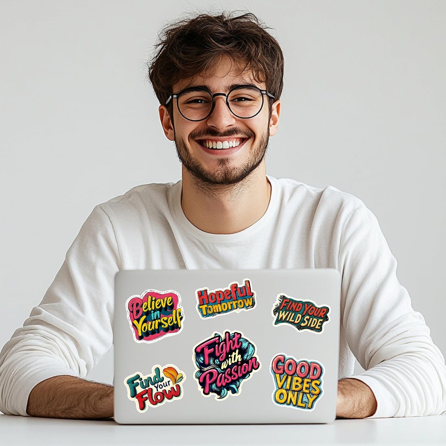 PARTH IMPEX 310 PCS Motivational Quote Stickers, Inspirational Decals