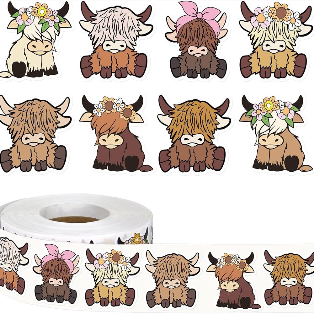 500Pcs Christmas Bauble Stickers Roll 1.2in Winter Xmas Bell Sticker