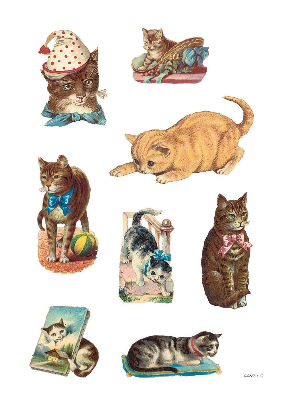 Glitter Stickers: Old-Time Cats and Kittens (Dover Little Activity Books: Pets)