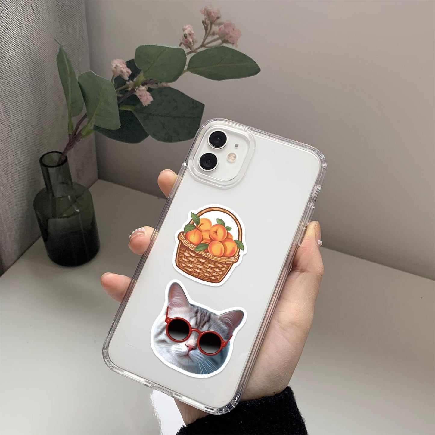 100Pcs Nature Stickers, Forest Woodland Jungle Aesthetic Stickers, Waterproof Vinyl Sticker for Laptops,Water Bottle,Party Favors,Scrapbooks