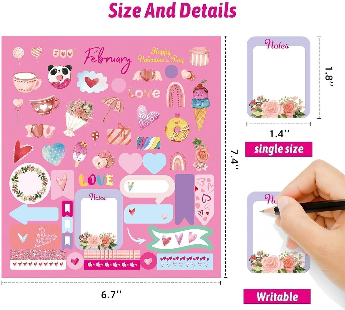 Fancy Land 24 Sheets Holiday Stickers Seasons Assortment Planner Stickers