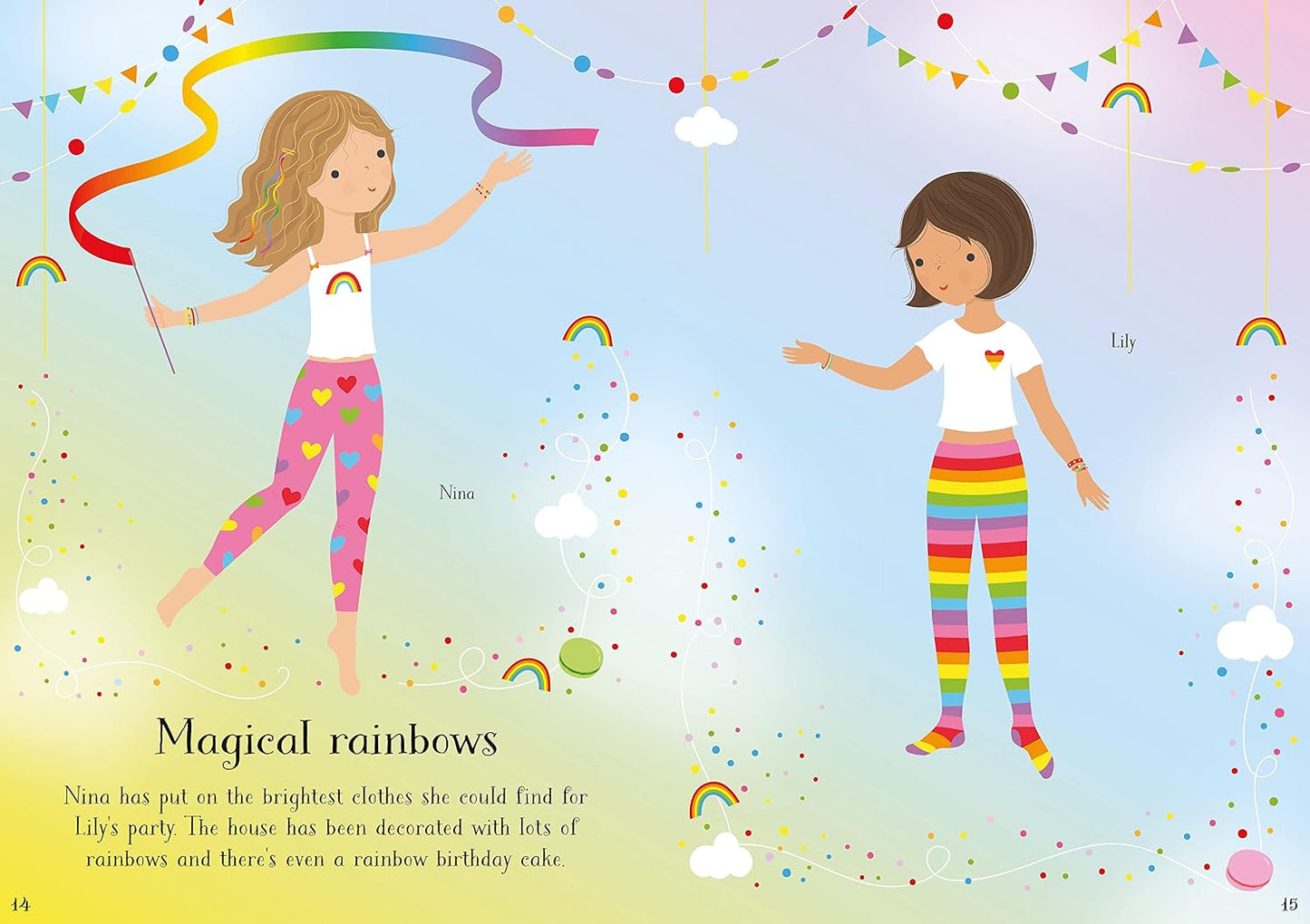 Little Sticker Dolly Dressing Parties: A Sticker Activity Book with 10 Scenes for Kids (Ages 4-6)