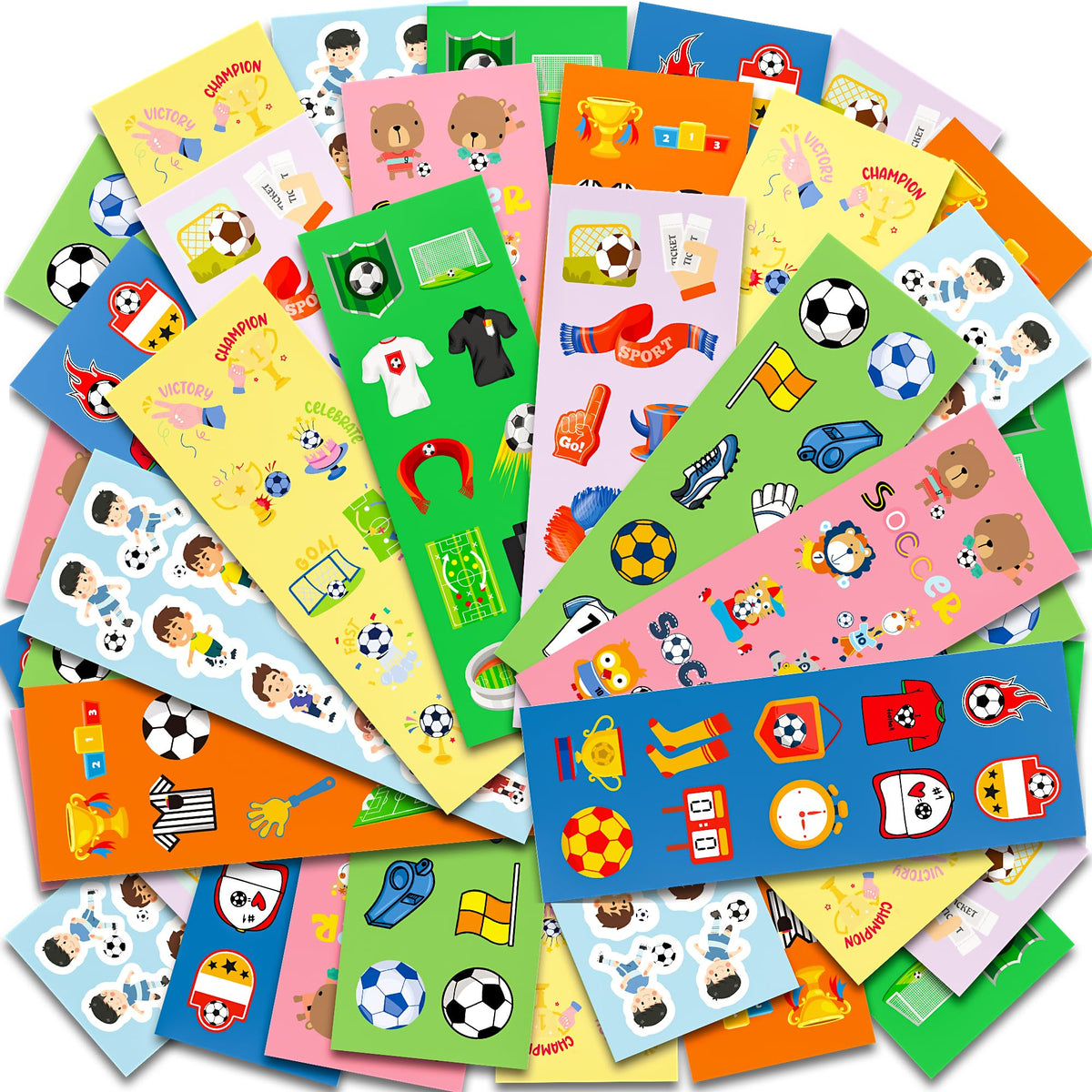 Christmas Stickers, Stocking Stuffers for Kids, 40 Sheets with 400 Stickers