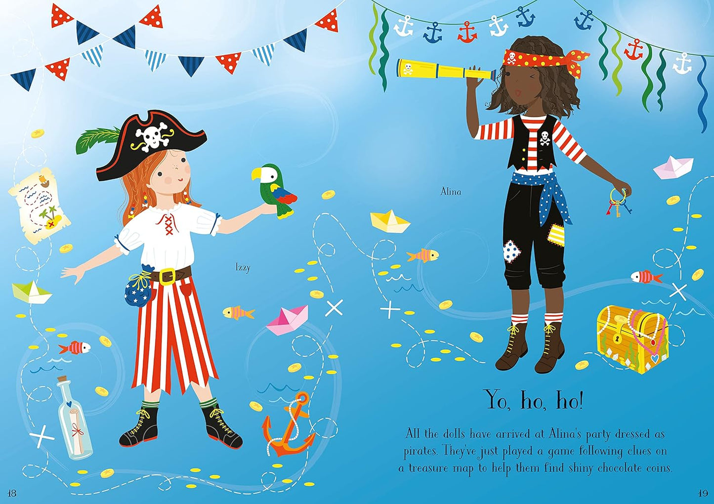 Little Sticker Dolly Dressing Parties: A Sticker Activity Book with 10 Scenes for Kids (Ages 4-6)