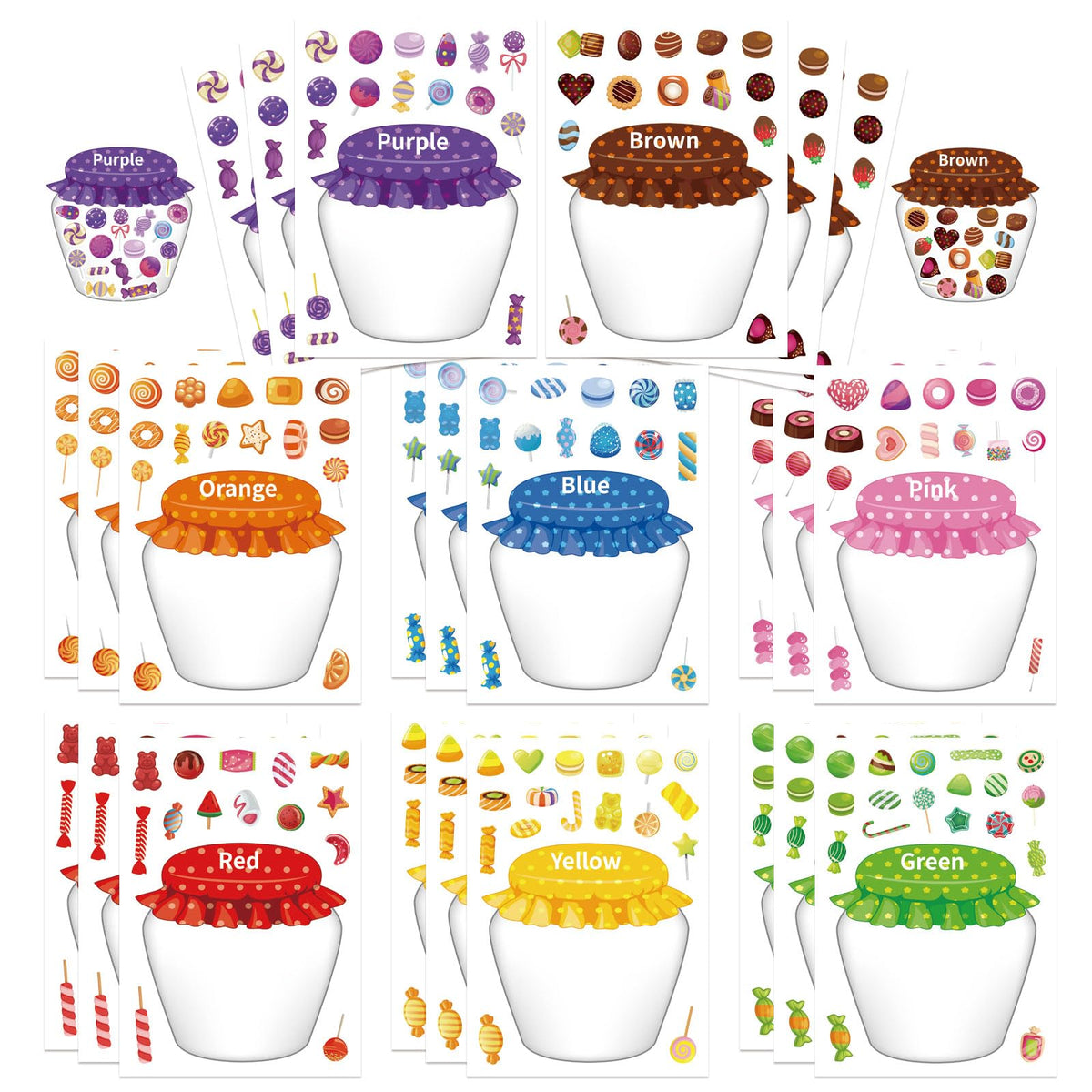 Fall Stickers for Kids Toddlers, Autum Animal Stickers Make-a-face Sticker