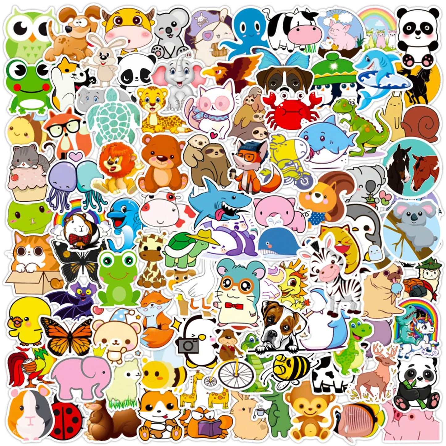 Halloween Stickers, 100Pcs Halloween Pumpkin Theme Stickers Bulk, Vinyl Waterproof Halloween Holiday Party Sticker, Halloween Holiday Gifts for Kids Teens Adults
