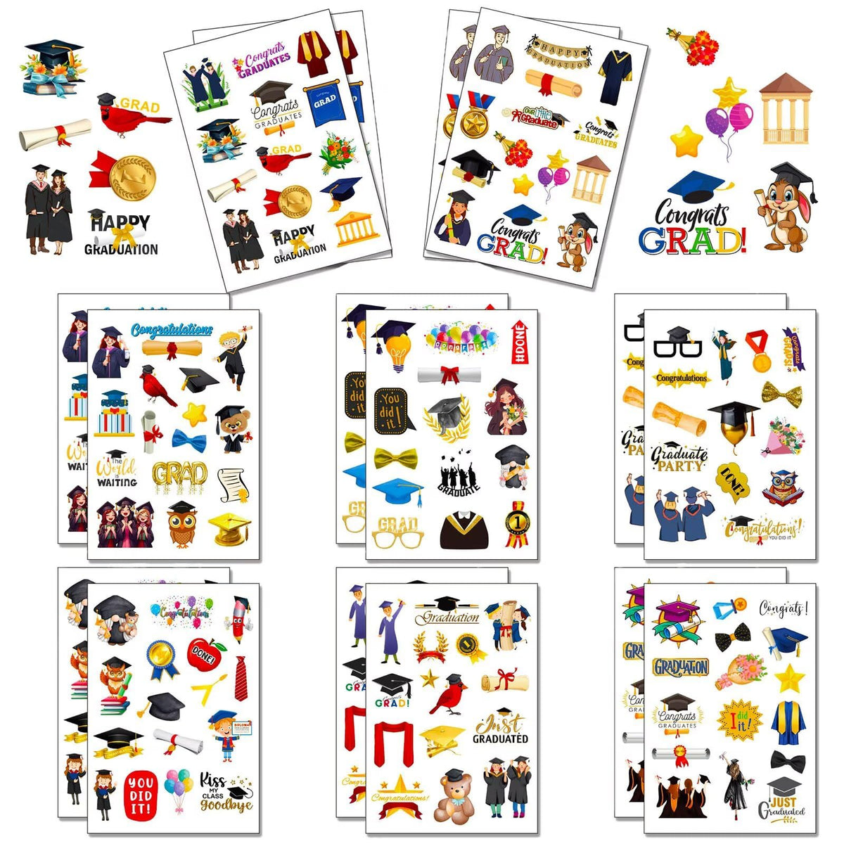 Halloween Stickers, 100Pcs Halloween Pumpkin Theme Stickers Bulk, Vinyl Waterproof Halloween Holiday Party Sticker, Halloween Holiday Gifts for Kids Teens Adults