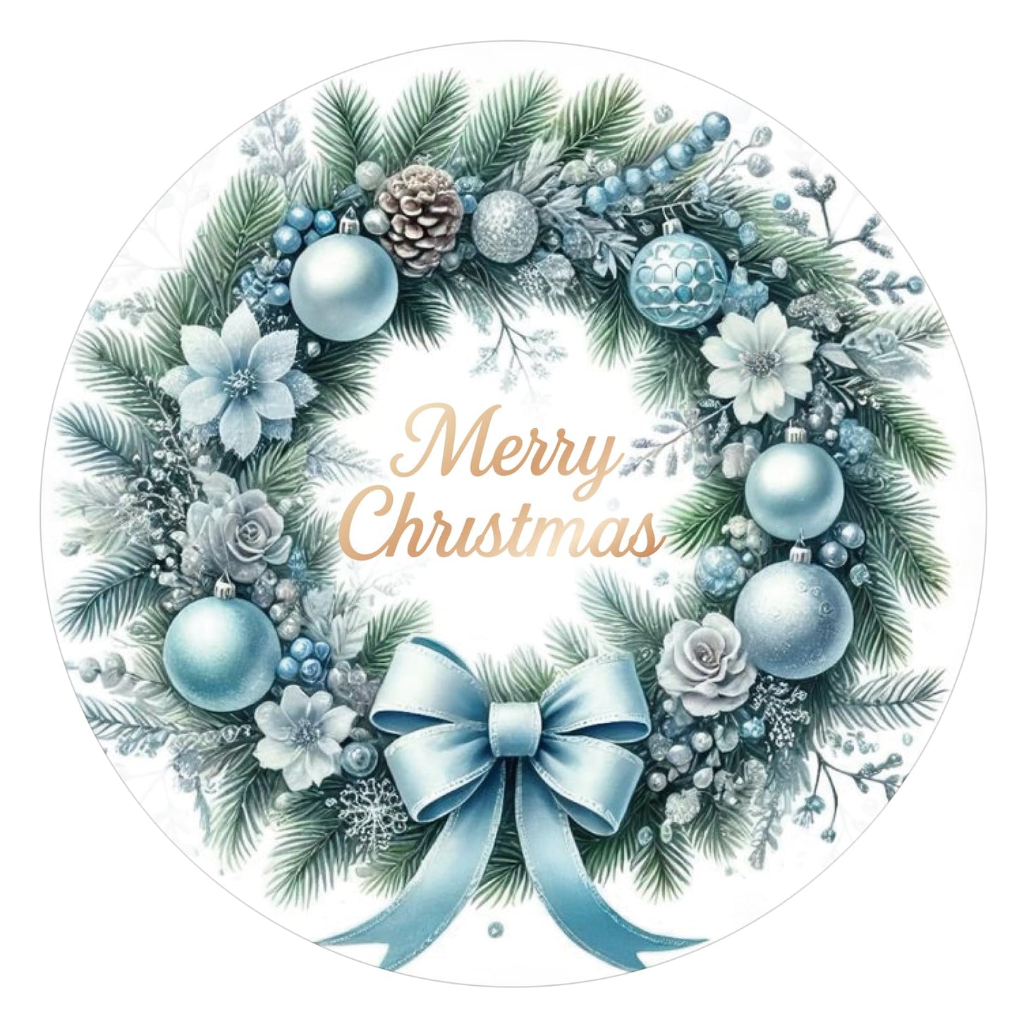 G2PLUS Happy Holiday Stickers - 120 Pcs Christmas Holiday Stickers, 2'' Round Xmas Holly Berry Labels Winter Seasonal Envelopes Seals