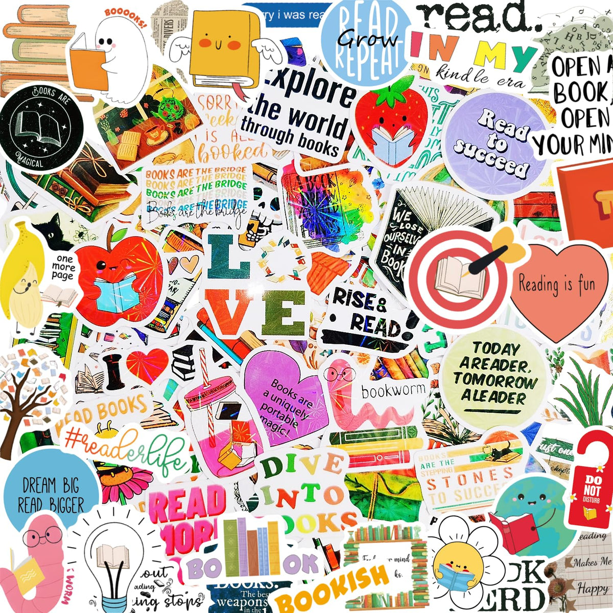 300PCS Inspirational Motivational Stickers for Scrapbook Planner Adults