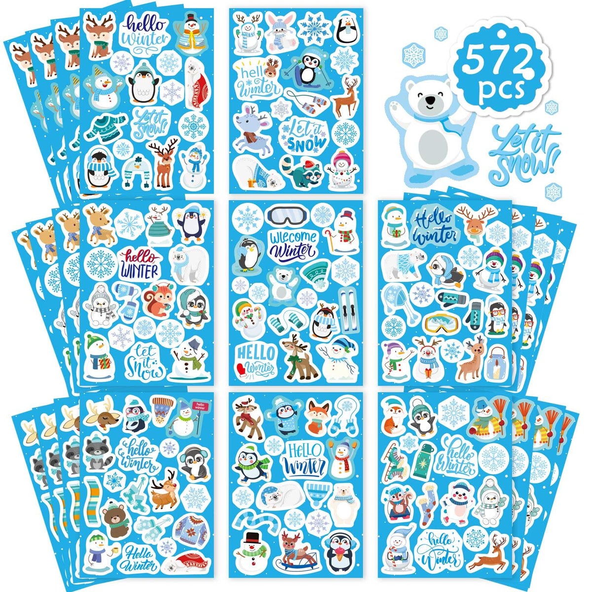 Fall Stickers Autumn Stickers 640PCS Thanksgiving Stickers for Kids Autumn