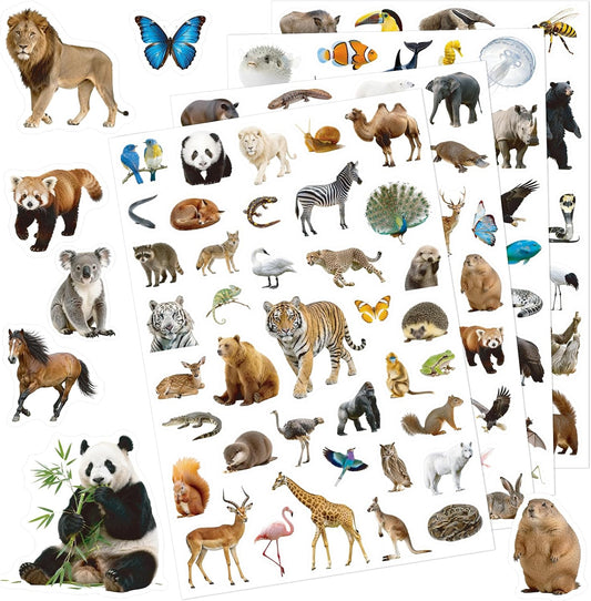 Anwyll Animal Stickers - 750 Pcs Water Bottle Stickers for Scrapbooking
