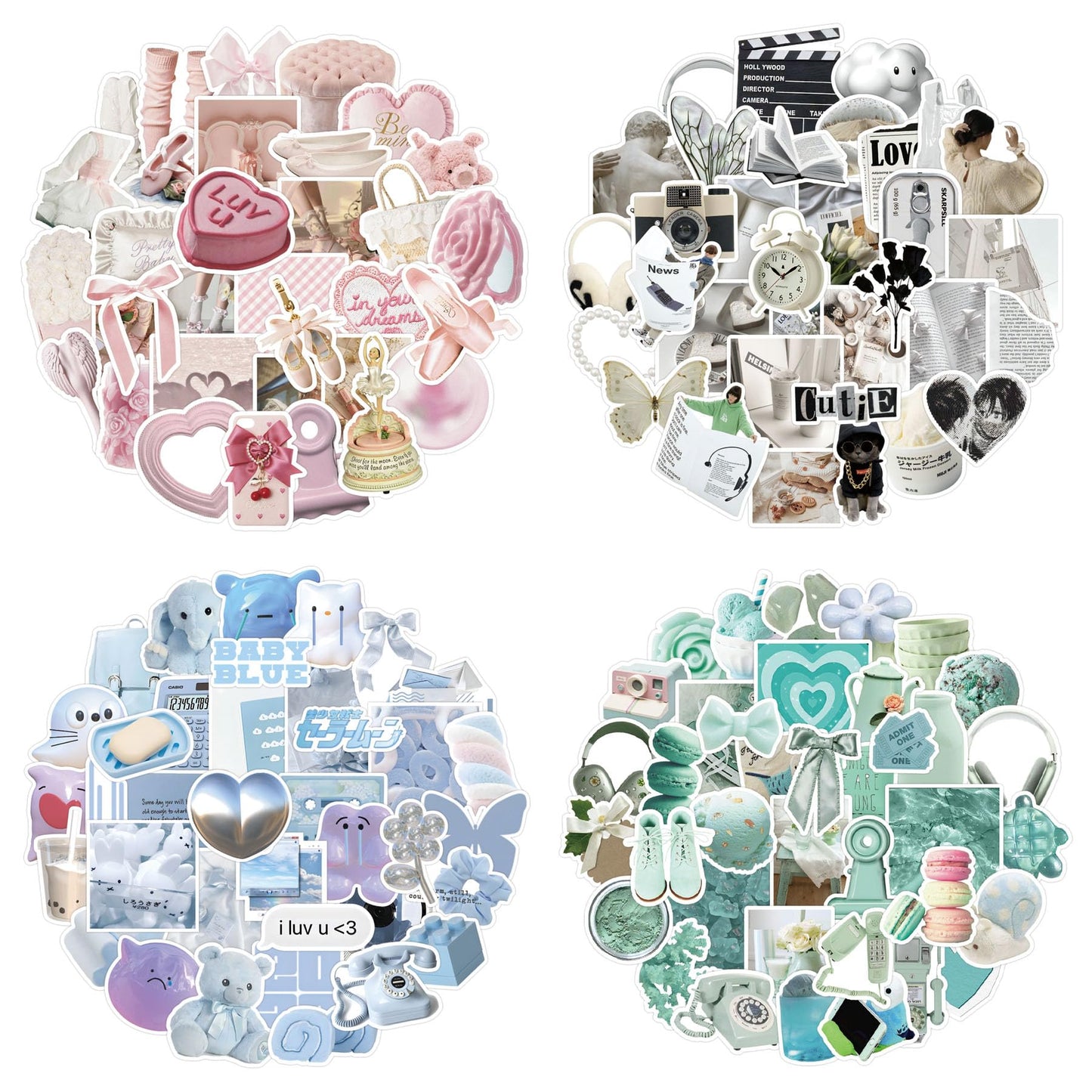 100 Pcs Christian Faith Stickers