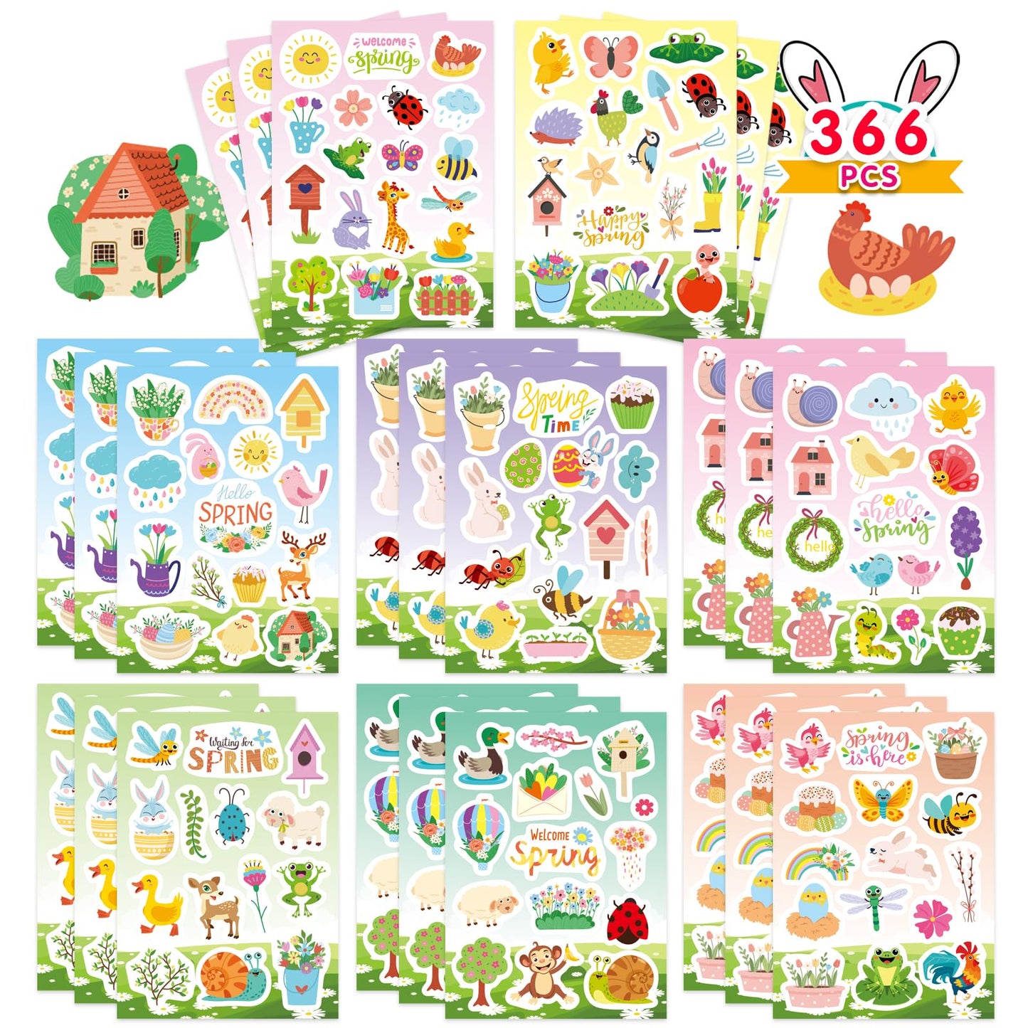 Fall Stickers Autumn Stickers 640PCS Thanksgiving Stickers for Kids Autumn