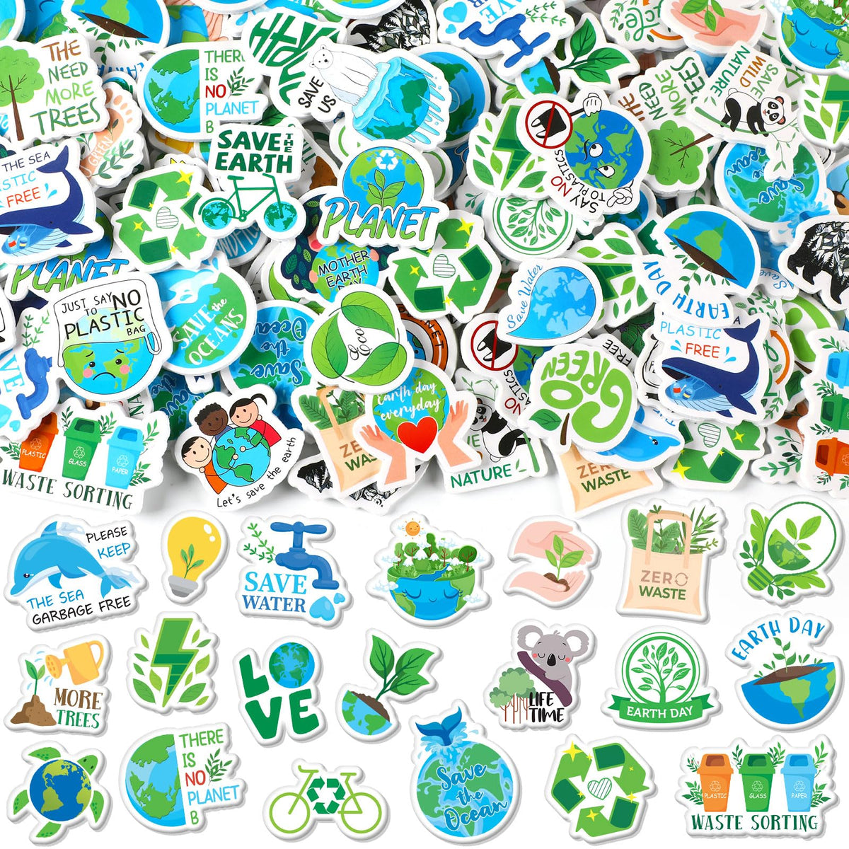 JULBEAR 300Pcs Fall Leaf Foam Stickers for Kids Autumn Thanksgiving Crafts