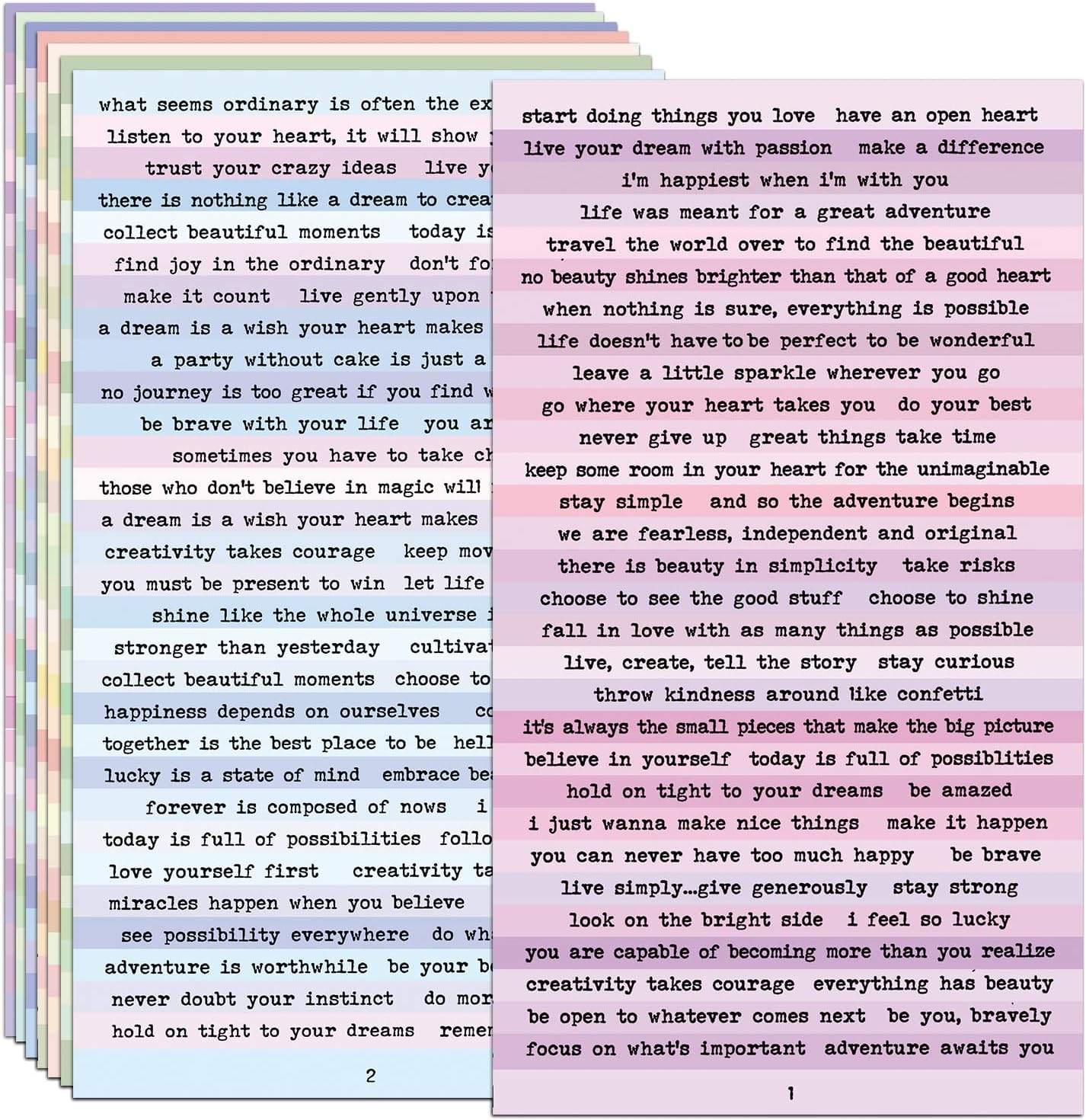 Vintage Scrapbook Stickers, 406pcs Quote & Word Stickers for Journaling, Junk Journal, Scrapbooking, Planners, Collage Album (Macaron)