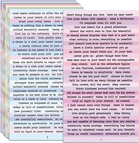 Vintage Scrapbook Stickers, 406pcs Quote & Word Stickers for Journaling, Junk Journal, Scrapbooking, Planners, Collage Album (Macaron)