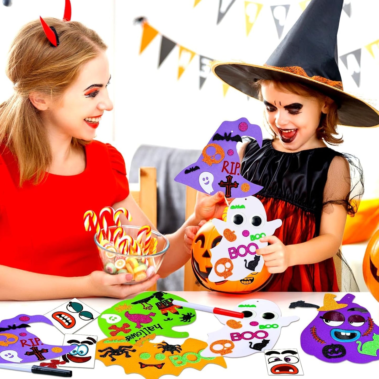 Garma Christmas Crafts for Kids 330PCS Foam Stickers DIY Art Craft Kit
