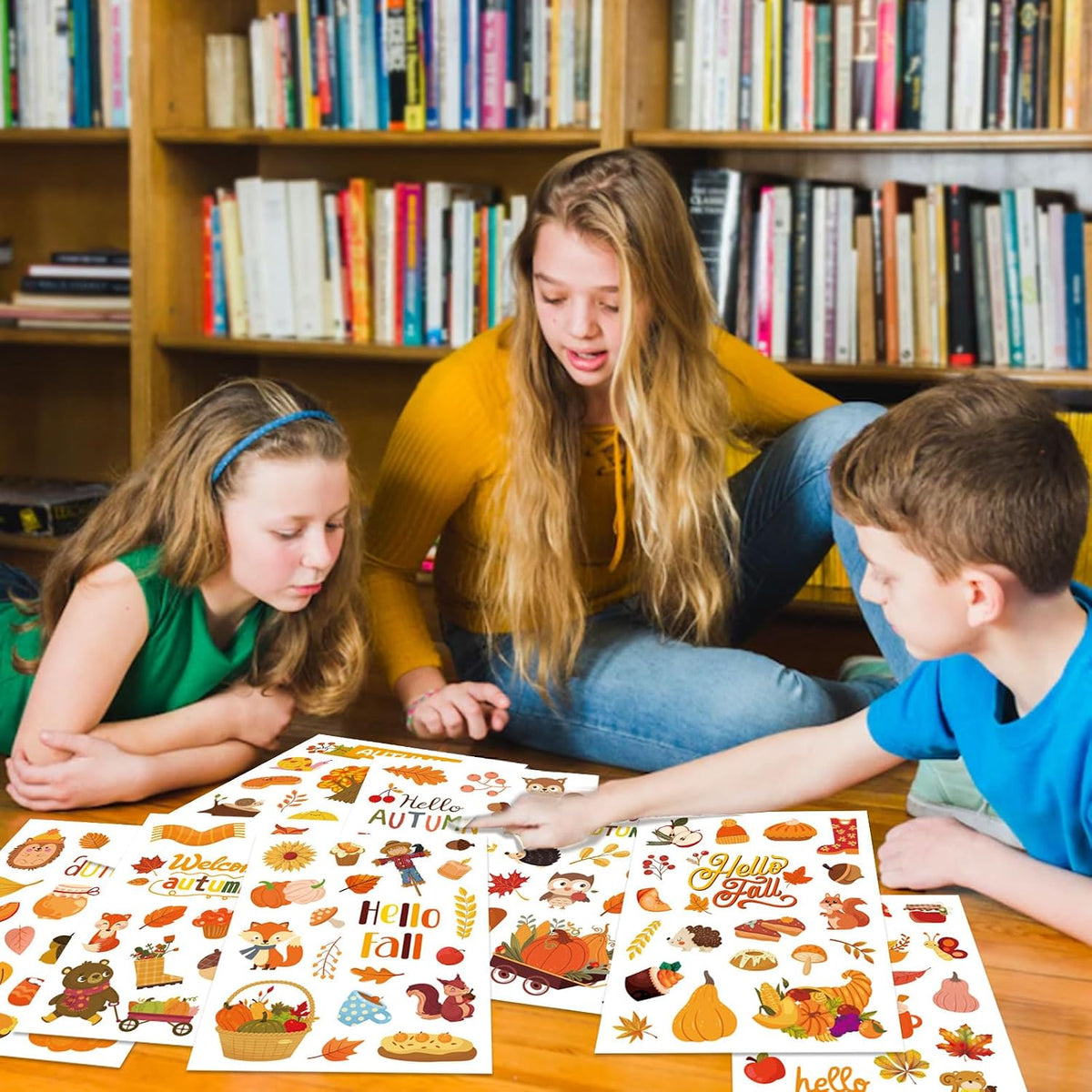 Fall Stickers Autumn Stickers 640PCS Thanksgiving Stickers for Kids Autumn