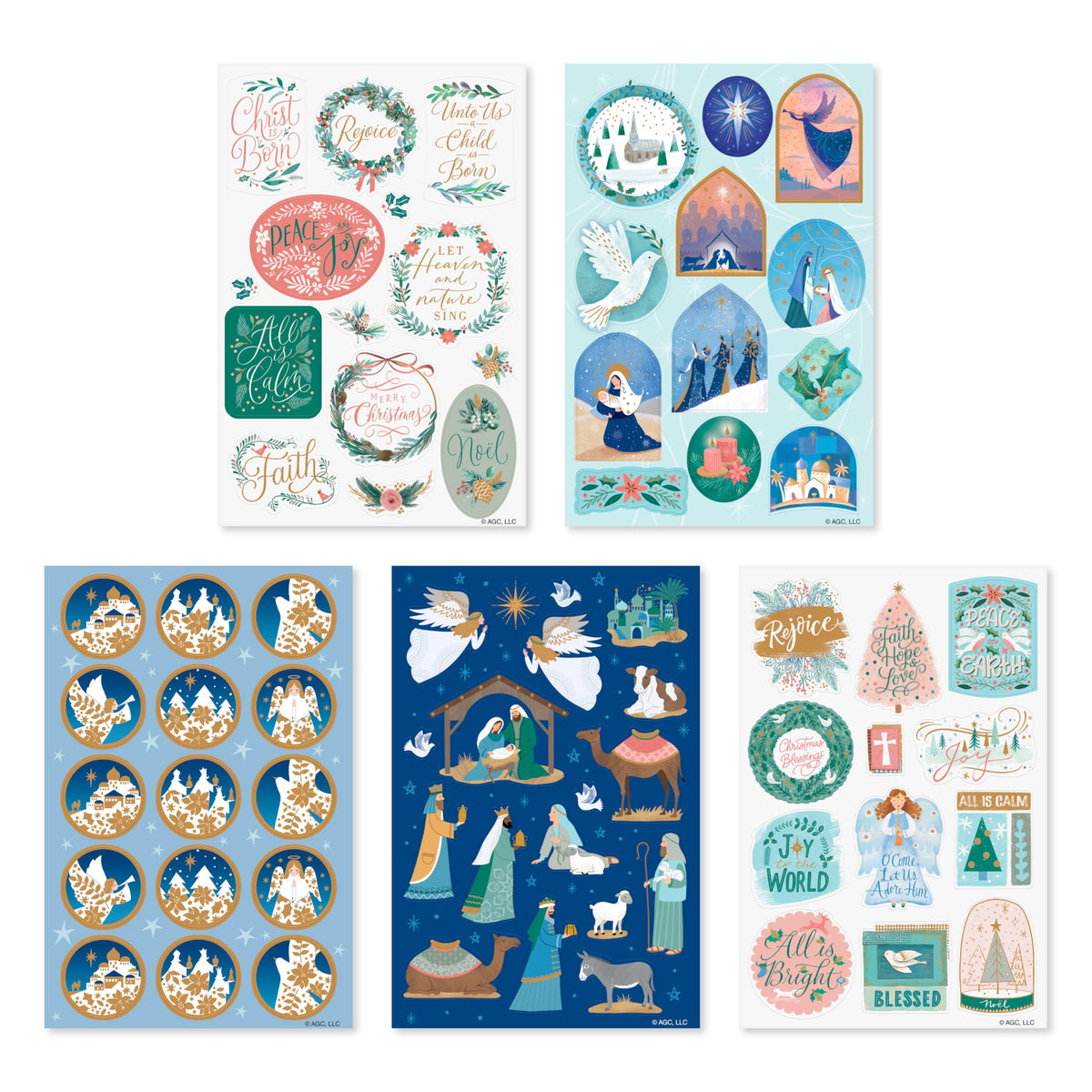 American Greetings 570-Count Assorted Holiday Stickers for Birthday, Valentines Day, St. Patrick's Day, Easter, Halloween, Thanksgiving, Christmas and more