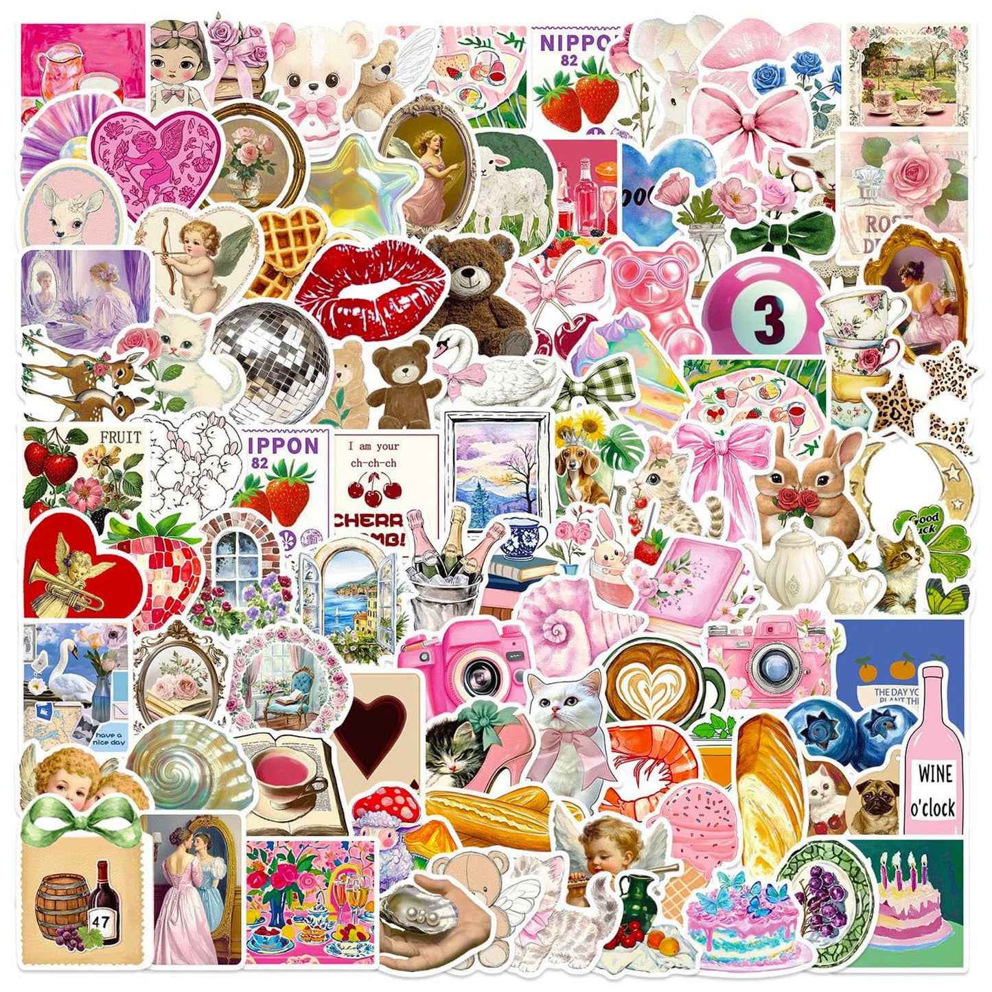 Halloween Stickers, 100Pcs Halloween Pumpkin Theme Stickers Bulk, Vinyl Waterproof Halloween Holiday Party Sticker, Halloween Holiday Gifts for Kids Teens Adults