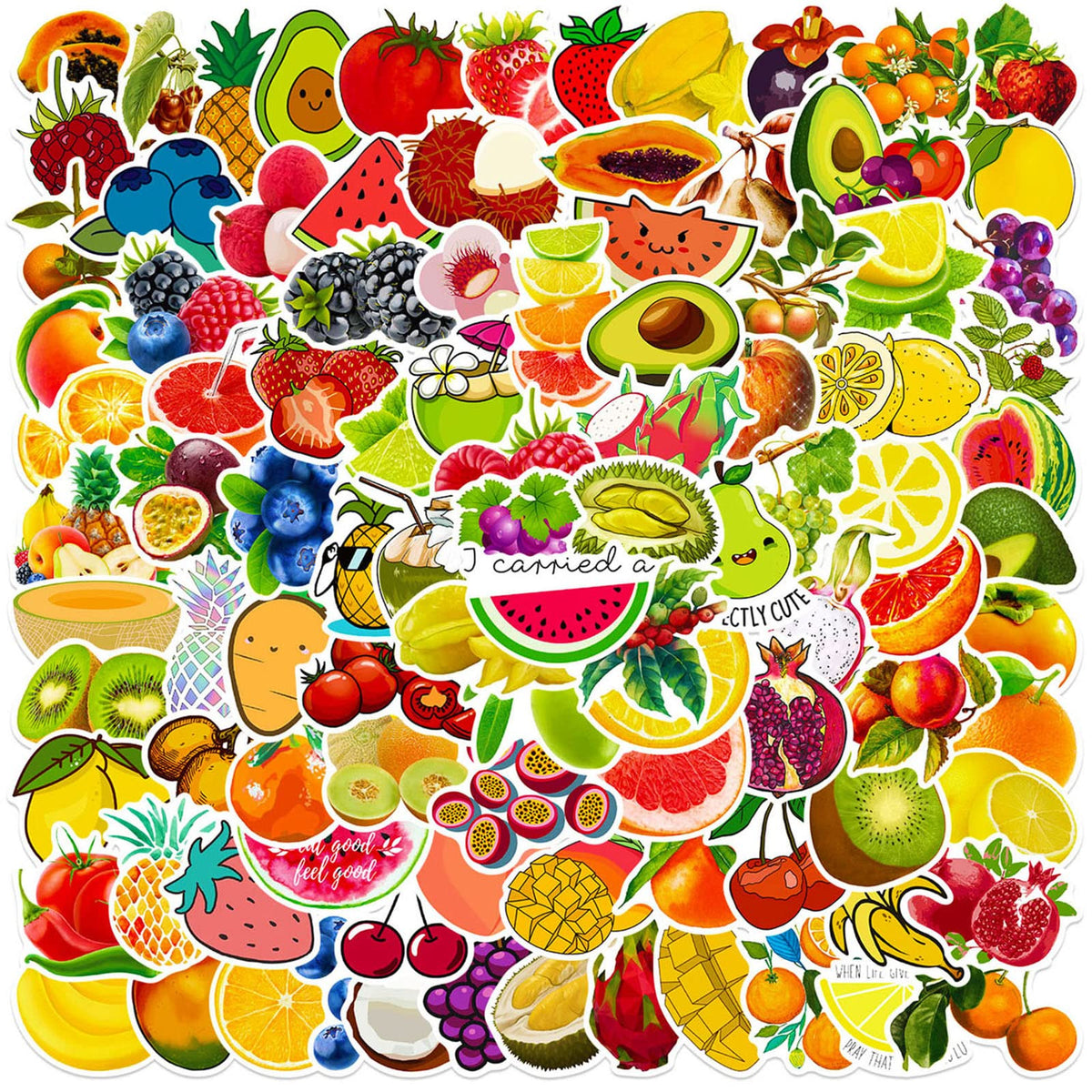 Halloween Stickers, 100Pcs Halloween Pumpkin Theme Stickers Bulk, Vinyl Waterproof Halloween Holiday Party Sticker, Halloween Holiday Gifts for Kids Teens Adults