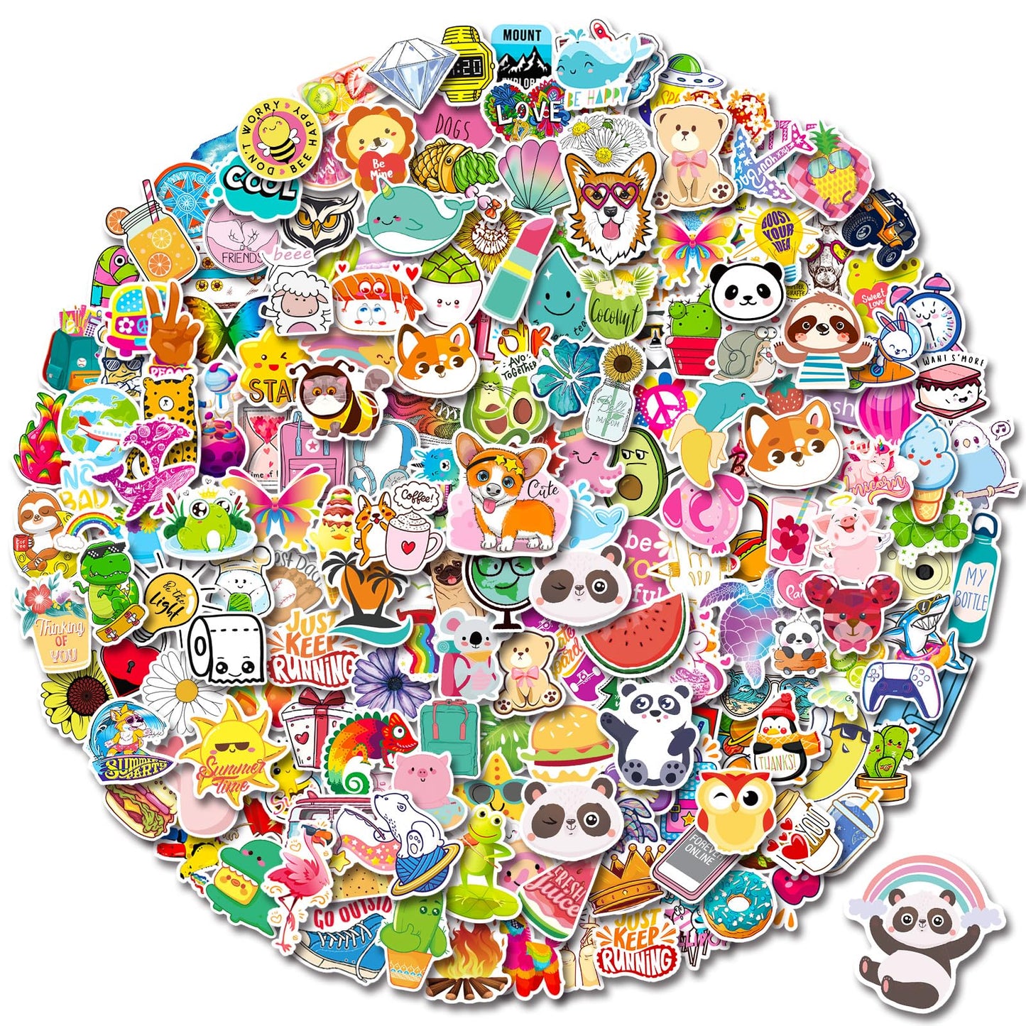 300PCS Motivational Stickers, Inspirational Words Decals