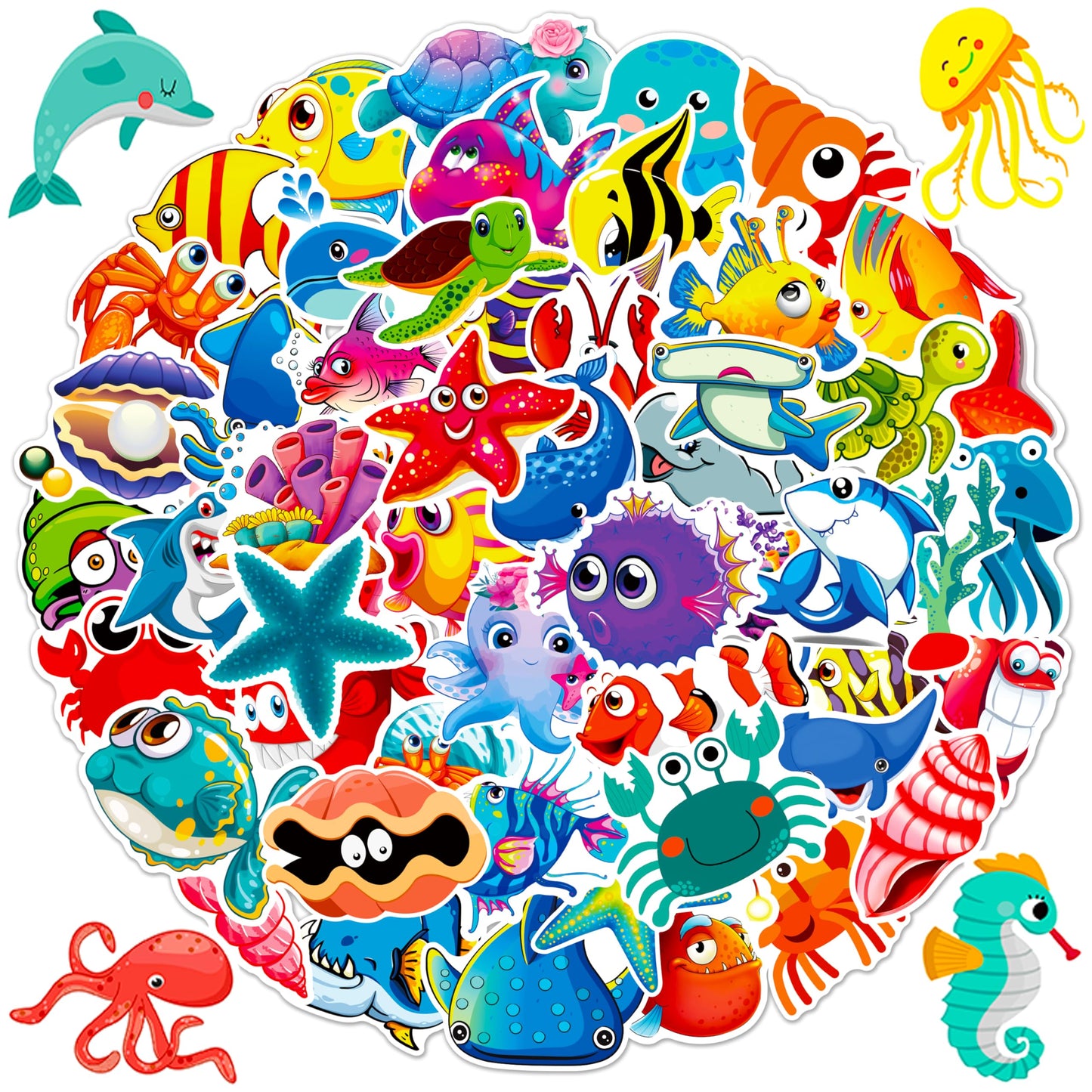 Halloween Stickers, 100Pcs Halloween Pumpkin Theme Stickers Bulk, Vinyl Waterproof Halloween Holiday Party Sticker, Halloween Holiday Gifts for Kids Teens Adults