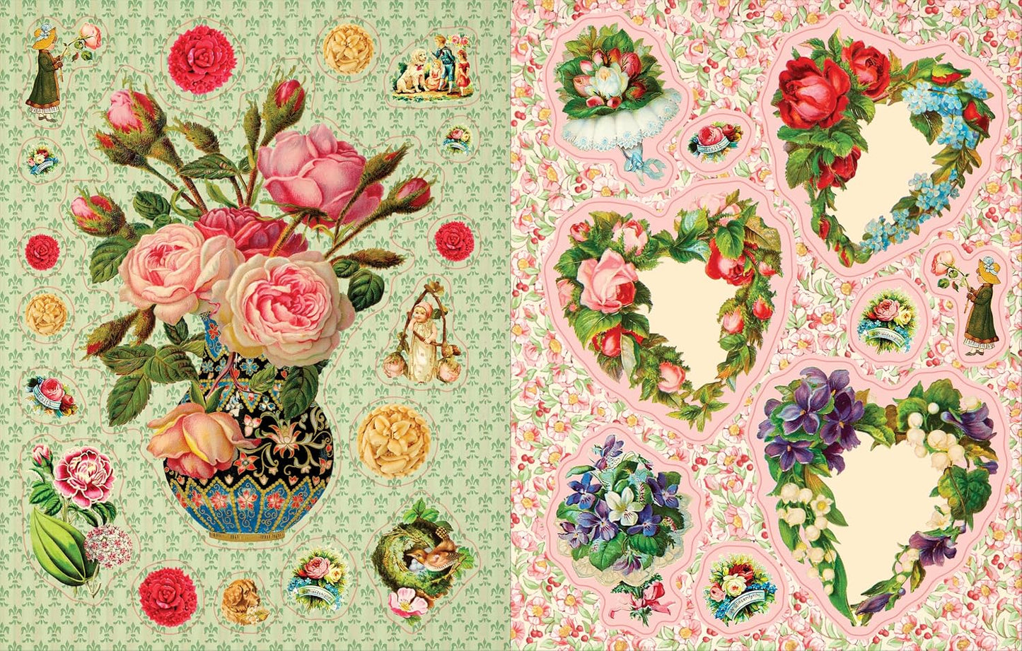 Cynthia Hart's Victoriana Garden Delights: The Sticker Book: With More Than 825 Stickers