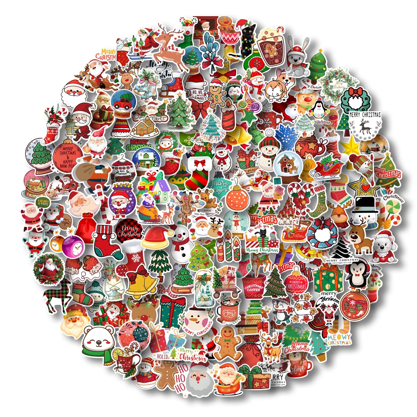 AOWDIAO 200 Pcs Halloween Stickers, Halloween Vinyl Stickers for Kids & Adults, Holiday Party Favors, Crafts & Gifts
