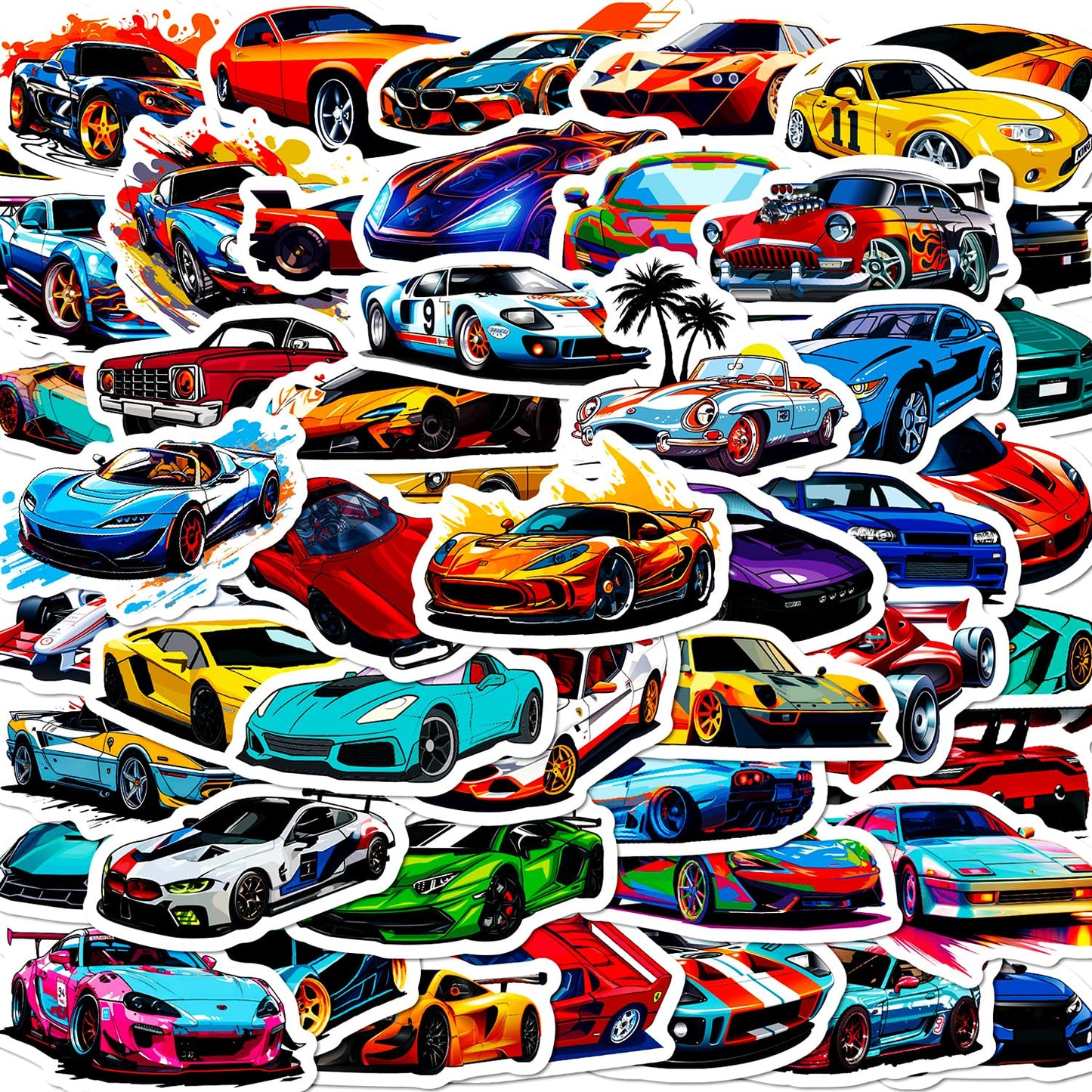 200Pcs Zoo Animal Stickers, Waterproof Self Adhesive Stickers Vinyl Wild Animal Water Bottle Sticker Set for Kids Women Wen