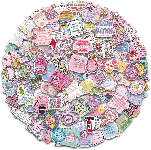 200 Pcs Cute Positive Affirmation Stickers for Journaling Aesthetic