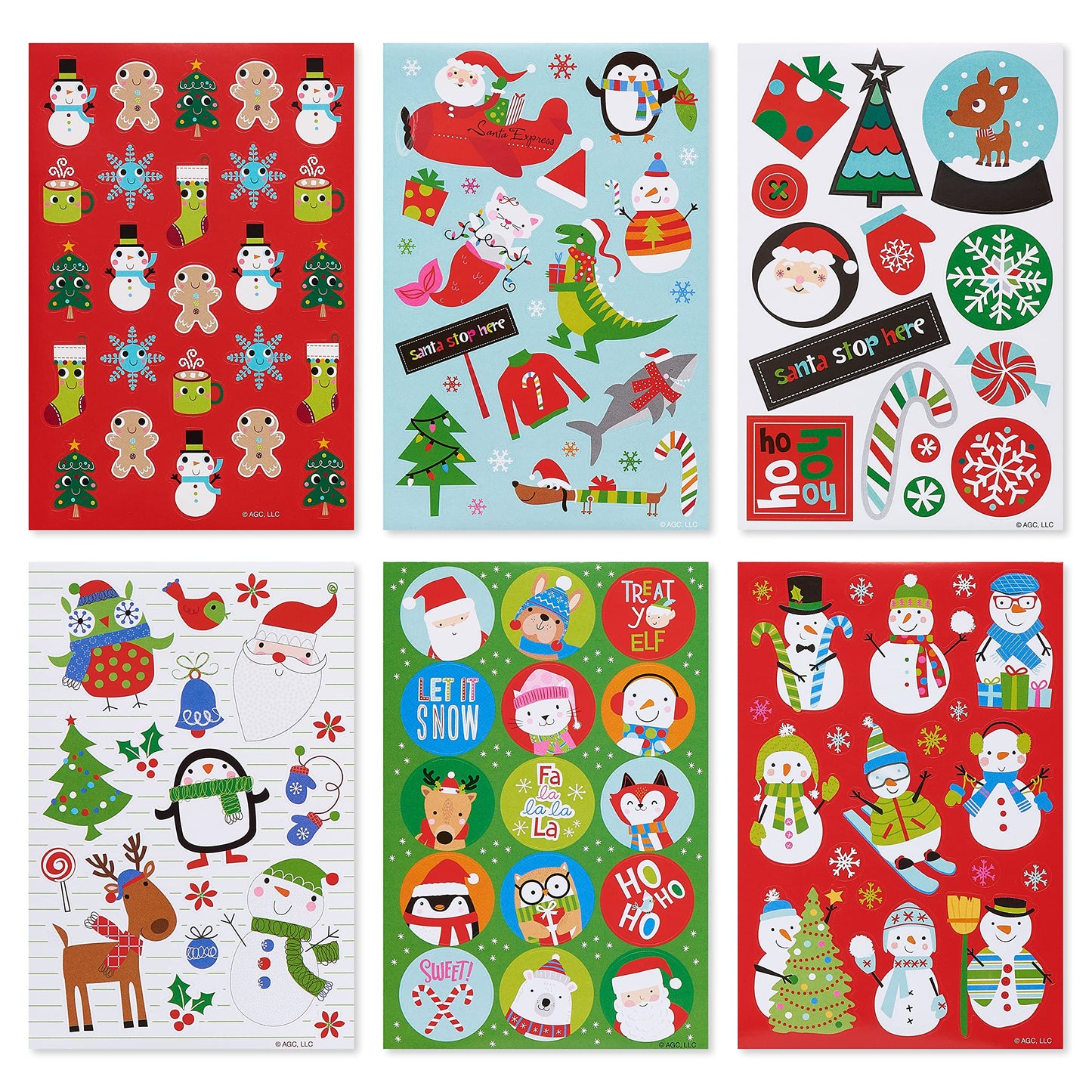 American Greetings 570-Count Assorted Holiday Stickers for Birthday, Valentines Day, St. Patrick's Day, Easter, Halloween, Thanksgiving, Christmas and more